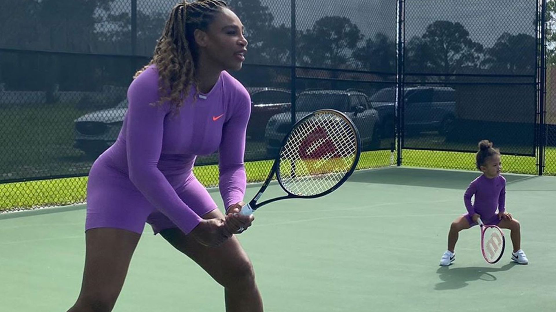 Serena finds doubles partner in her two-year old daughter #118769